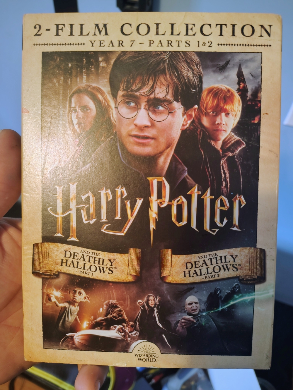Harry Potter 2-Film Collection - Deathly Hallows Parts 1 & 2 - Gold/Black